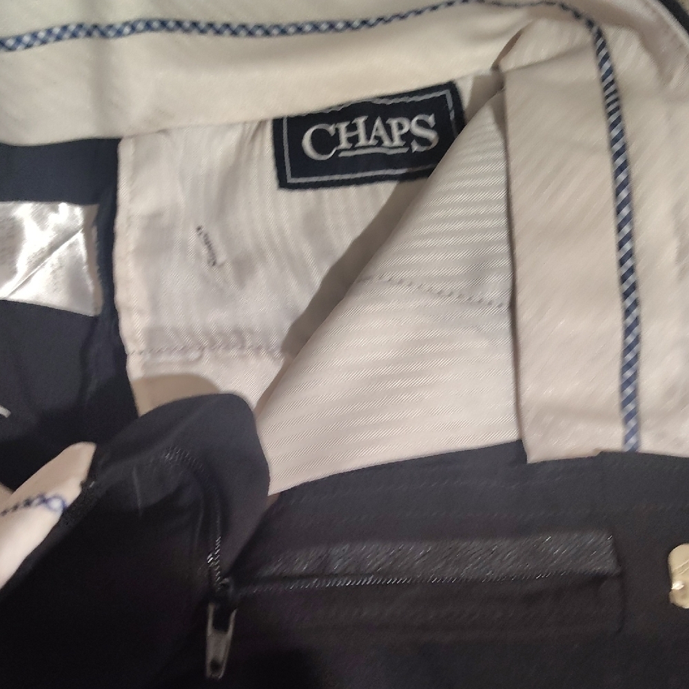 Chaps Classic Black Boys Dress Pants